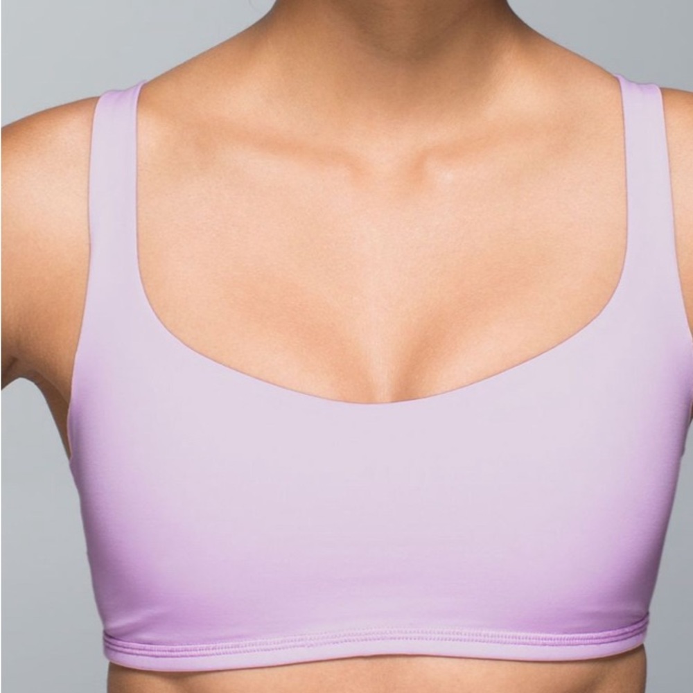Lululemon Free to Be Sports Bra Size 6 Light Purple/Lavender